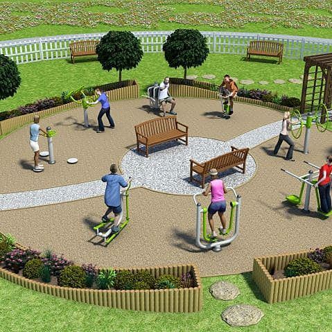 Park & Landscape Development designed by Sri Yug Constructions & Architect