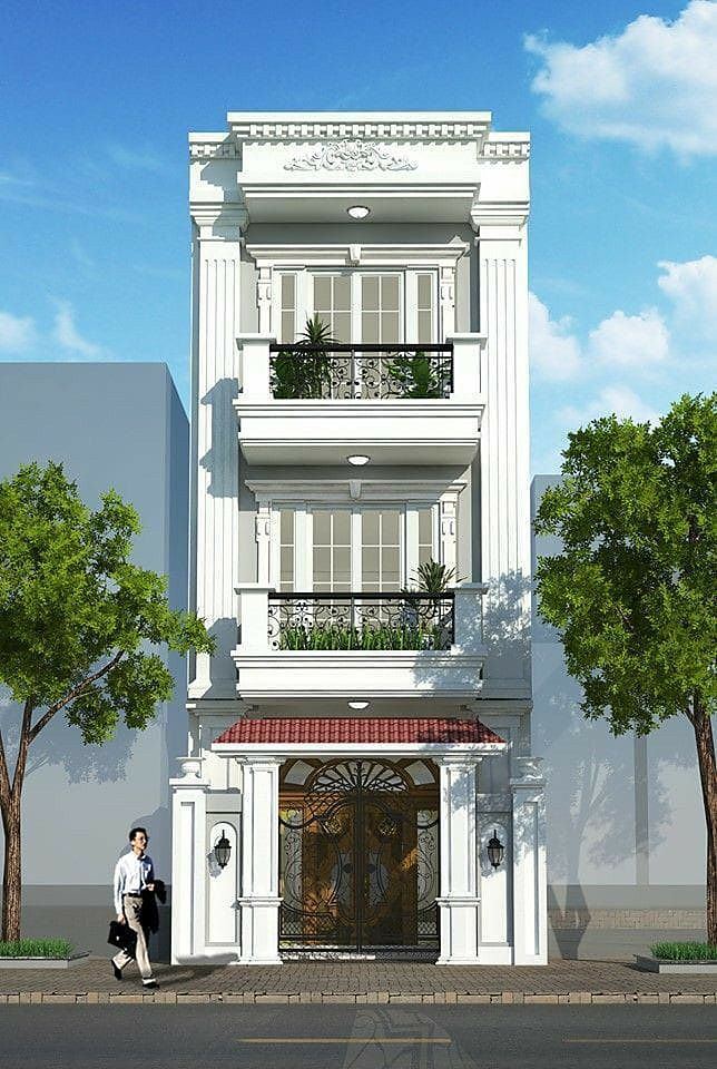 Narrow Plot Classical Tower designed by Sri Yug Constructions & Architect